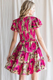 Dahlia Dress - Hot Pink