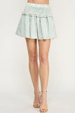 Ella Mini Skirt - Vanilla Multi