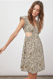 Nyla Dress - Olive Vine