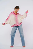 Retro Button-Down Shirt - Pink