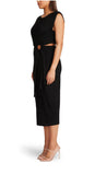 Peek My Interest Dress - Black