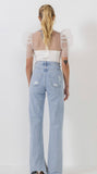 Belle Puff Sleeve Top - White