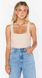 Dory Bodysuit - Cream Stretch