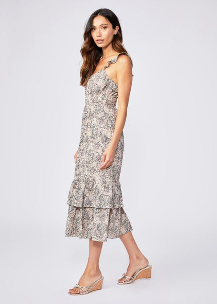 Gisela Dress - Ecru Multi