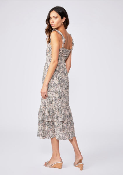 Gisela Dress - Ecru Multi
