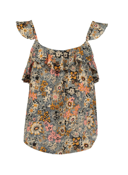 Romance Cami - Retro Floral