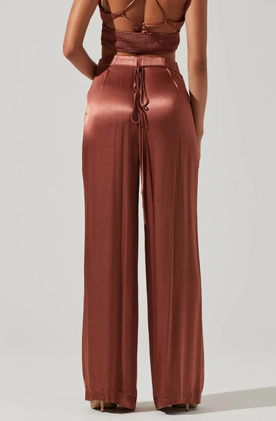 Amiah Pants - Rose Brown