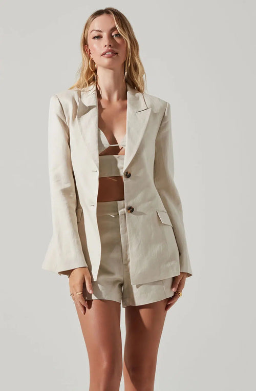 Ayra Blazer - Ecru