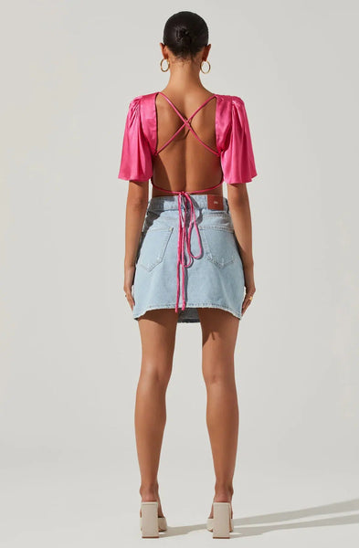 Zita Top - Bright Pink