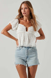 Nalda Top - White