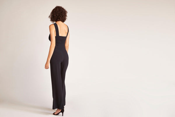 Treat Yo Self Black Jumpsuit