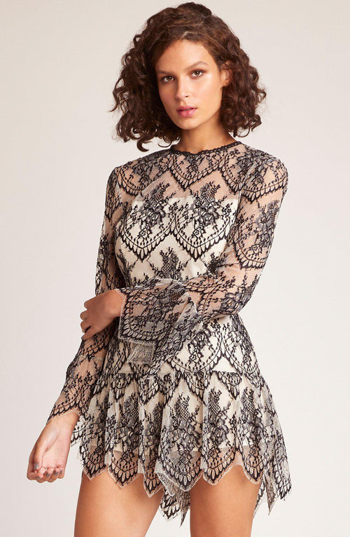 Mama's Lil Secret Lace Romper