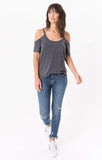 Z-Supply Cold Shoulder Tee