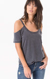 Z-Supply Cold Shoulder Tee
