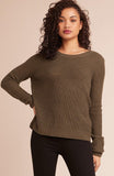 Know Thy Self Crew Neck Sweater- Olive