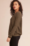 Know Thy Self Crew Neck Sweater- Olive