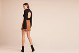 Can't Buy Me Love Front Snap Skirt- Camel