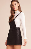 Twice Shy Leather Pinafore