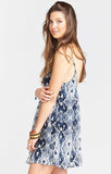 Show Me Your Mumu Trapeze Mini Dress - Rattle Rock