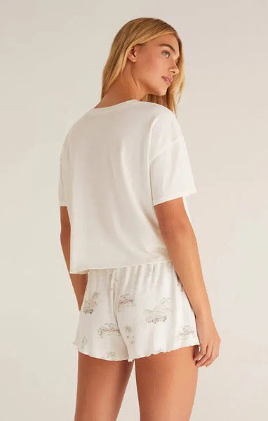 Vintage Palm Springs Tee - Bone