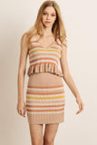 Stripe Pattern Tank Top