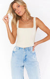 Corset Top - Off White