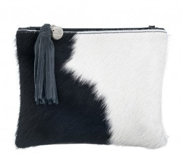 Vash Mickey Black + White Clutch - Front