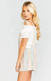 Nadia Overalls - Nevada Stripe Flux