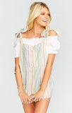 Nadia Overalls - Nevada Stripe Flux
