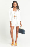 Percy Shorts White Linen